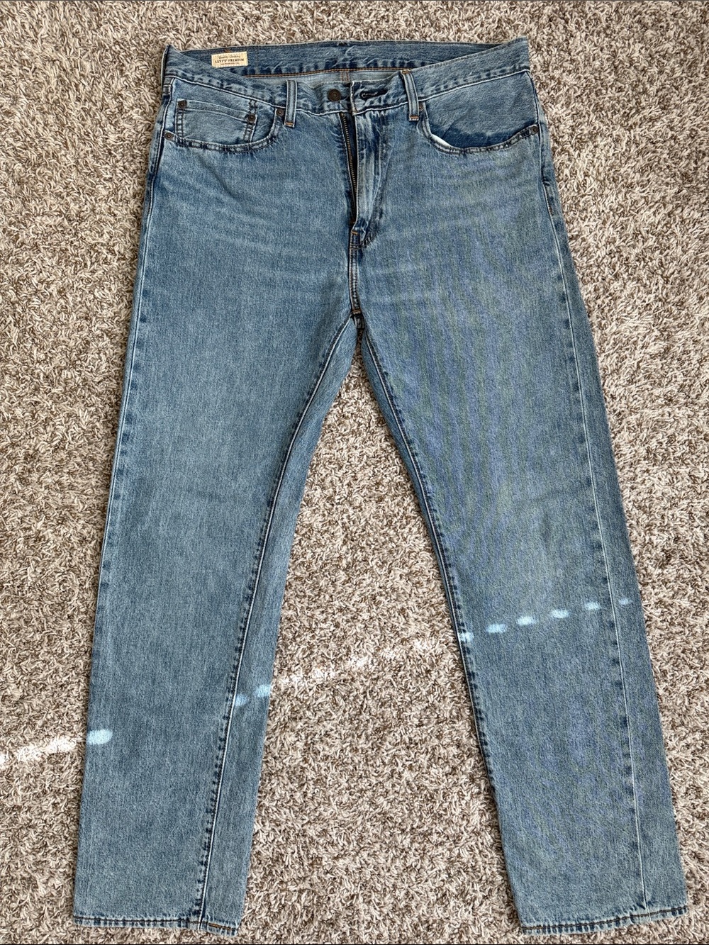 Levi's Light Blue Straight Fit Men's Jeans 34/32.